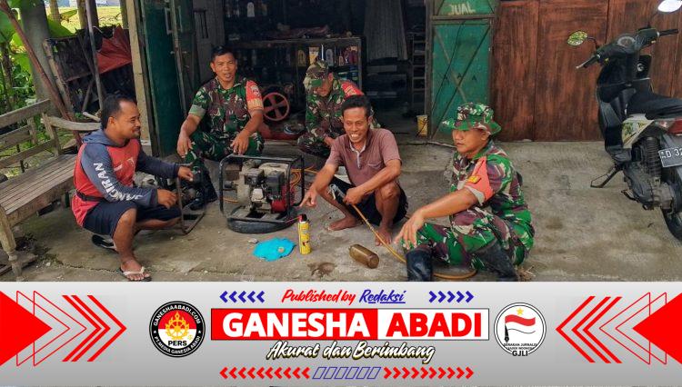 Babinsa Imbau Warga Waspada Kesehatan di Bulan Puasa