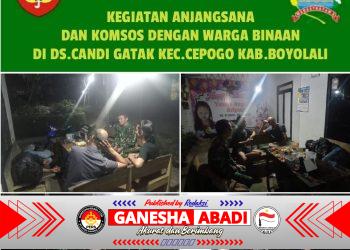 Babinsa Candi Gatak Intensifkan Komsos, Pererat Hubungan dan Jaga Kondusivitas Wilayah