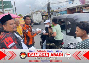 Ramadhan Penuh Berkah, Pemuda Pancasila Bandar Klippa Tebar Takjil dan Kasih untuk Sesama