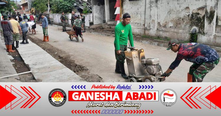 Bulan Puasa Bukan Penghalang Kemanunggalan TNI & Rakyat di Sasaran TMMD Sengkuyung Tahap TA. 2026 Kodim 0735 Surakarta