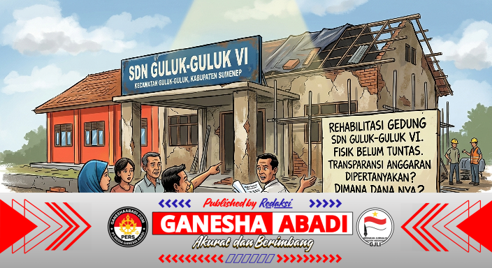 Rehab SDN Guluk-Guluk VI Disorot: Fisik Belum Tuntas, Transparansi Anggaran Dipertanyakan