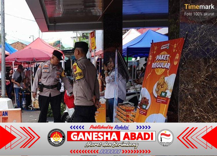 Polres Ngawi Patroli Pasar Pastikan Harga dan Stok Bapokting Aman