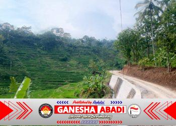Talud Penahan Longsor Sepanjang 10 Meter Hasil TMMD 127 Kodim Wonogiri Rampung 100%