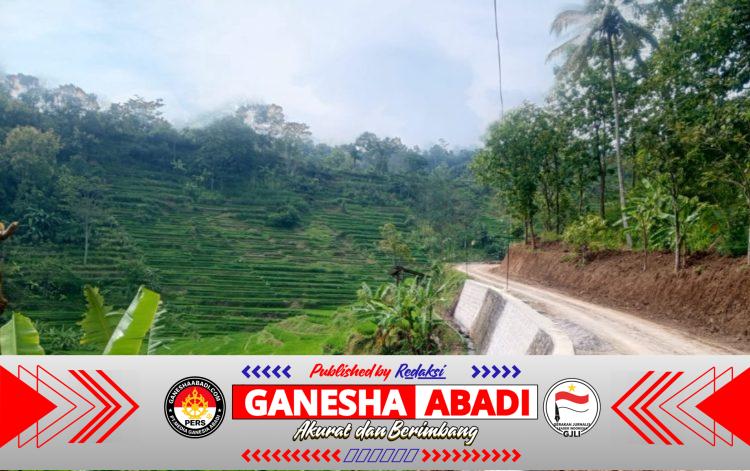 Talud Penahan Longsor Sepanjang 10 Meter Hasil TMMD 127 Kodim Wonogiri Rampung 100%