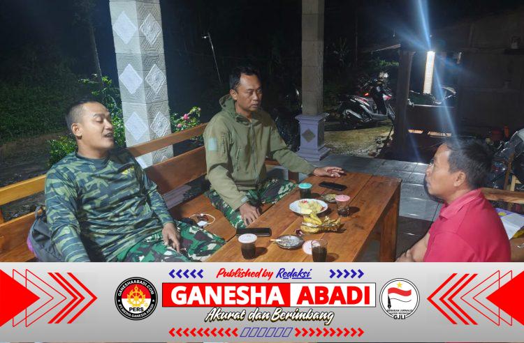 ‎Hangatkan Malam, Satgas TMMD 127 Kodim 0728/Wonogiri Anjangsana ke Rumah Warga