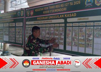 Ini Sosok Di Balik Kelancaran Kegiatan TMMD 127 Kodim 0728/Wonogiri