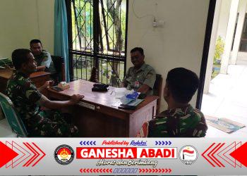 Babinsa Kunjungi Kantor PPL, Sinkronkan Data Lahan Panen dan Belum Panen