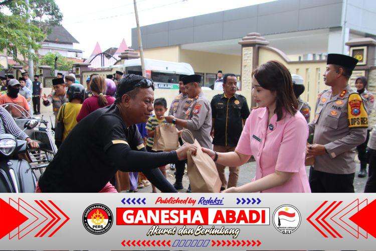 Polres Sumenep Berbagi 500 Takjil, Perkuat Sinergi dan Imbau Kamtibmas di Bulan Ramadhan