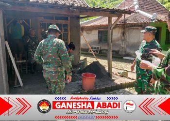 Gotong Royong Menjadi kunci Keberhasilan TMMD 127 Di Desa Kembang Wonogiri