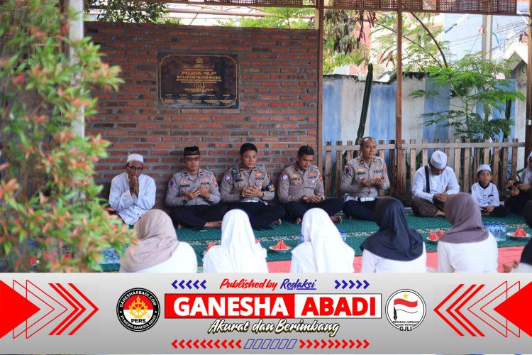 Ramadhan Penuh Berkah, Satlantas Polres Gresik Santuni Anak Yatim Roudlotul Hikmah
