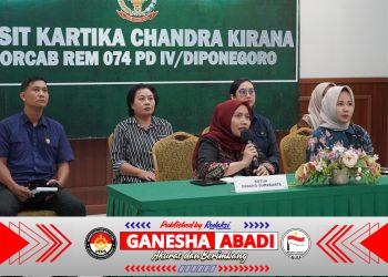 Persit Kartika Chandra Kirana Cabang L Kodim 0735/Surakarta Ikuti Zoom Meeting Sosialisasi Program PERSIT BISA 2