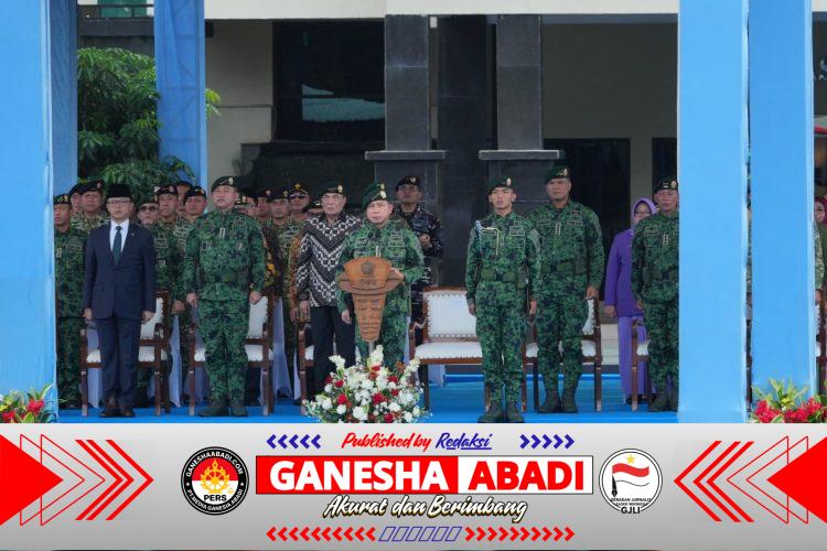 Pimpin Upacara HUT ke-65 Kostrad, Panglima TNI Tegaskan Peran Strategis Kostrad Jaga NKRI