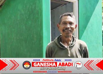 ‎Senyum Bahagia Bapak Tamin, Kini Miliki Jamban Bersih Berkat Program TMMD Kodim 0728/Wonogiri ‎