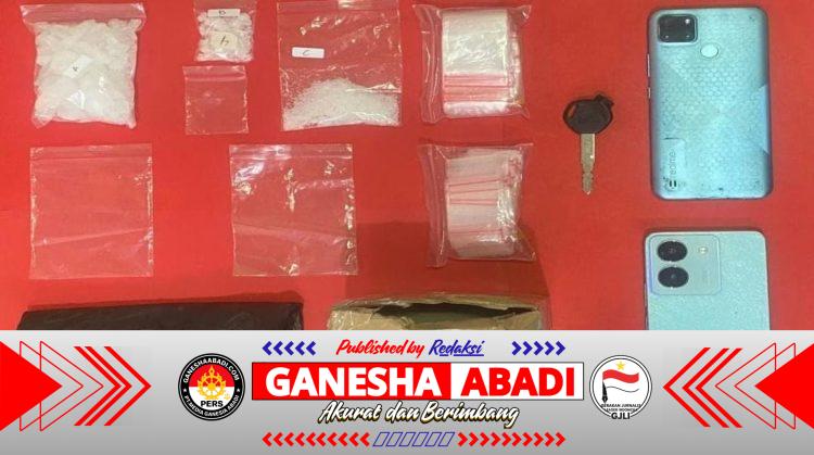 Polres Mojokerto Amankan Dua Tersangka Pengedar Sabu Senilai 126 juta