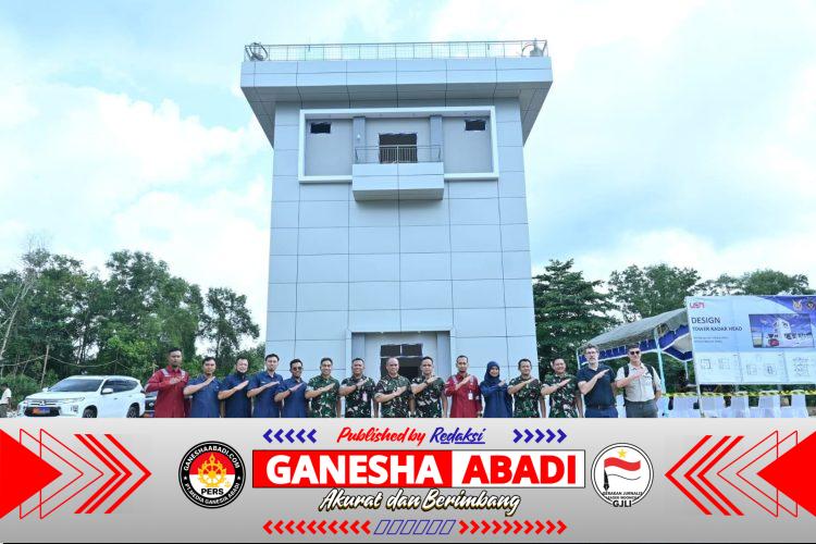 Perkuat Sistem Pertahanan Udara, Askomlek Kasau Tinjau Pembangunan Satuan Radar Banjarbaru