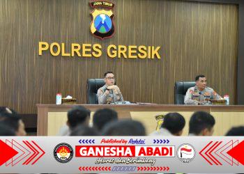 Pengamanan Mudik Lebaran Dimatangkan, Polres Gresik Gelar Latpraops Ketupat Semeru 2026