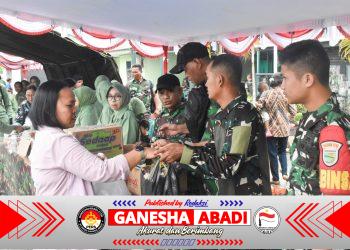 Kodim 1710/Mimika Gelar Bazar Ramadhan Sambut Idul Fitri 1447 H