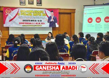 Tanamkan Nilai Kebangsaan, Bahar Buasan Sosialisasikan Empat Pilar di SMA YPK Air Kenanga