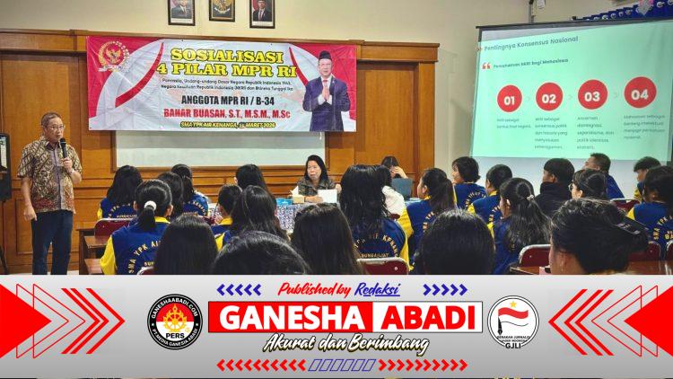 Tanamkan Nilai Kebangsaan, Bahar Buasan Sosialisasikan Empat Pilar di SMA YPK Air Kenanga