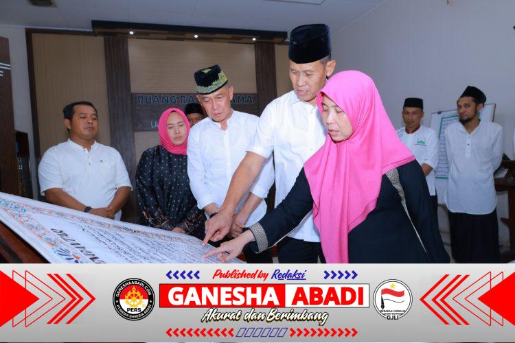 Resmikan Al-Qur’an Raksasa, Kakanwil Ditjenpas Jatim: Lapas Banyuwangi Berhasil Buktikan Pembinaan Berbasis Kreativitas