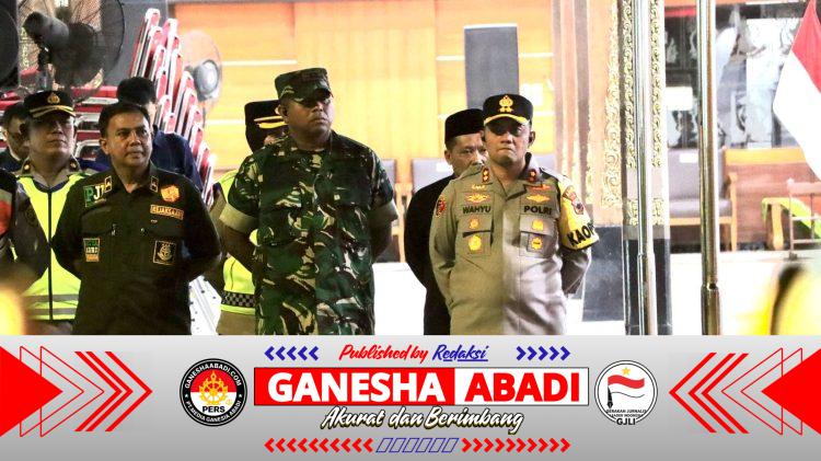 Forkopimda Wonogiri Gelar Apel Pengamanan Malam Takbir 1447 H