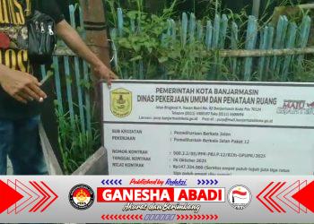 Dinas PUPR Banjarmasin Disorot: Proyek Jalan Paket 12 Diduga Asal Jadi, Berpotensi Langgar UU Tipikor dan Jasa Konstruksi