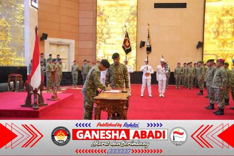 Panglima TNI Pimpin Penyerahan dan Pelantikan Jabatan di Lingkungan TNI