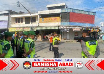 TNI dan Aparat Gabungan Siaga di Jalur Arus Balik, Pos PAM Baturetno Jadi Titik Pengamanan Strategis