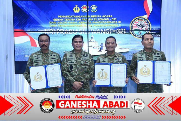 Panglima TNI Tinjau Kecanggihan KRI Prabu Siliwangi-321 Yang Tiba dari Italia
