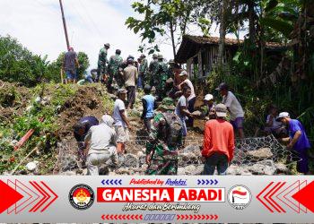 Jembatan Garuda Segera Dibangun, Danramil Wonosegoro Pimpin Warga Siapkan Peletakan Batu Pertama