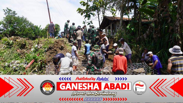 Jembatan Garuda Segera Dibangun, Danramil Wonosegoro Pimpin Warga Siapkan Peletakan Batu Pertama