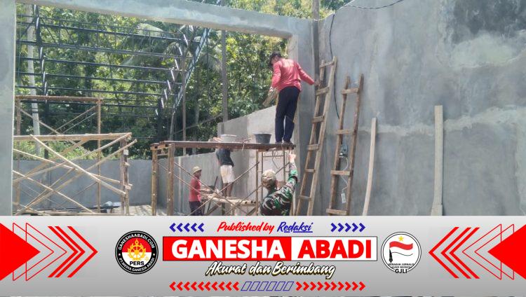 Peran Aktif Babinsa Kawal Proyek Pembangunan KDKMP