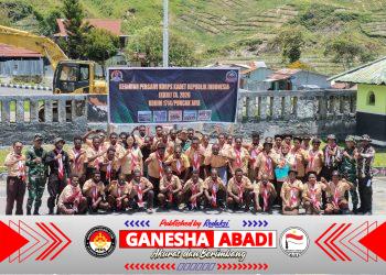 Kodim 1714/Puncak Jaya Selenggarakan Kegiatan Persami KKRI Tanamkan Nilai Kebangsaan Pada Siswa SMK Negeri 1 Mulia