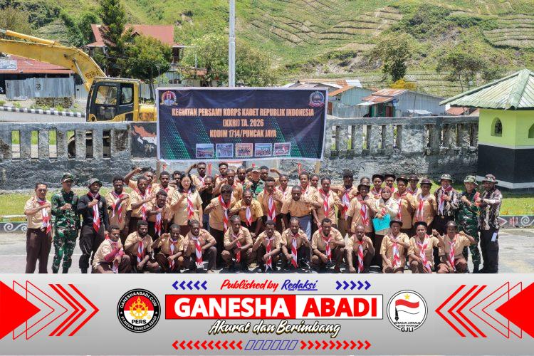 Kodim 1714/Puncak Jaya Selenggarakan Kegiatan Persami KKRI Tanamkan Nilai Kebangsaan Pada Siswa SMK Negeri 1 Mulia