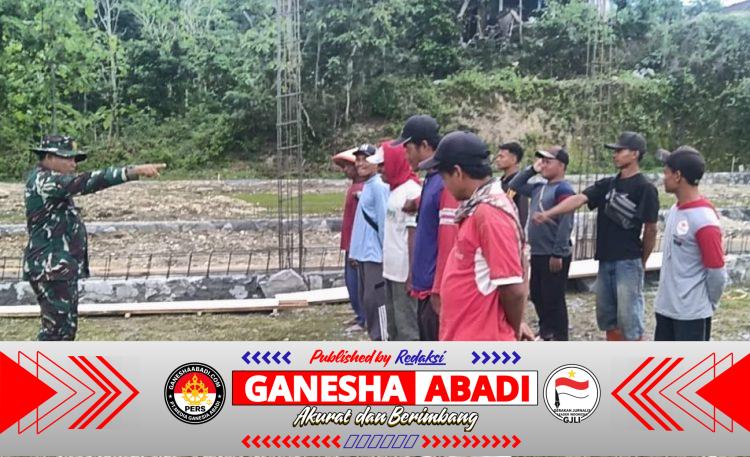 Babinsa Desa Nguneng Aktif Dampingin Pembangunan KDKMP