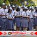 Estafet Kepemimpinan di Lapangan Mardiwiyata, OSIS SMA Katolik Frateran Surabaya Resmi Berganti Nahkoda