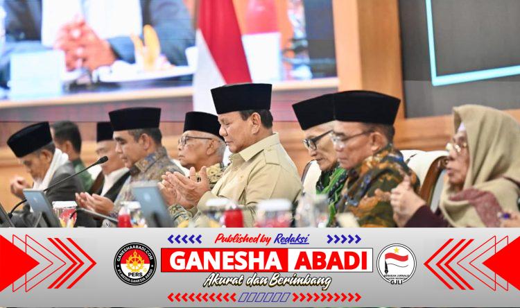 Panglima TNI Hadiri Silaturahmi Presiden Prabowo dengan Kiai dan Tokoh Organisasi Islam