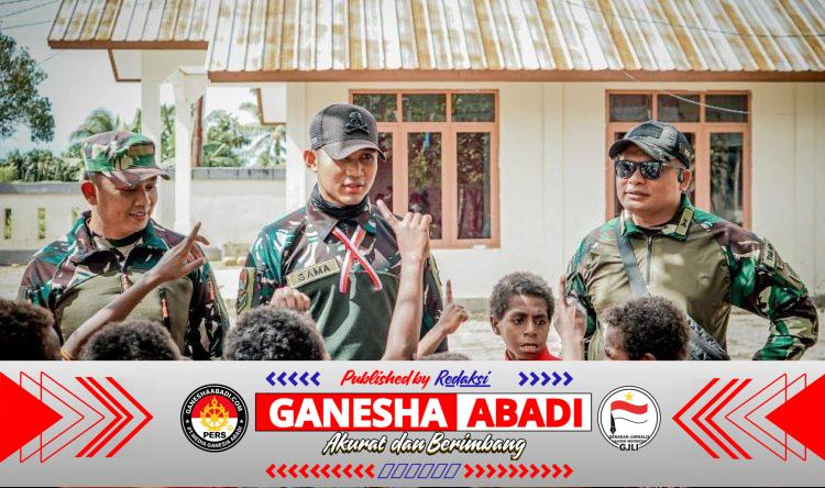 Koops TNI Papua Berbagi Kasih di Panti Asuhan Santa Susana Mimika