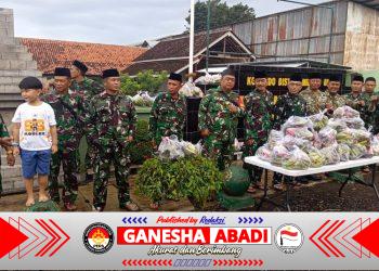 Sambut Ramadhan, Koramil 0825/12 Rogojampi Bagikan Takjil Gratis bagi Pengguna Jalan