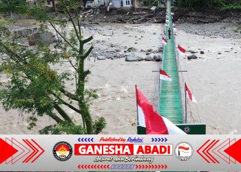 Kasad Launching 11 Jembatan Gantung di Aceh, Bagian dari 218 Jembatan yang Rampung Dibangun TNI