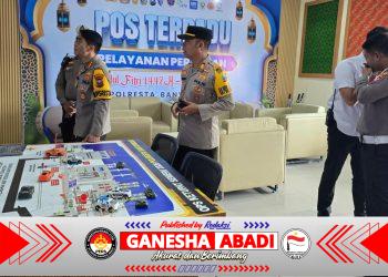 Kapolresta Banyuwangi Tinjau Arus Lalu Lintas di ASDP Ketapang, Pastikan Jalur Jawa-Bali Tetap Lancar