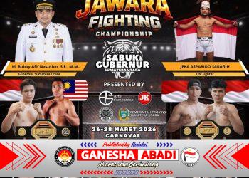 JFC Season 2: Indonesia vs Malaysia Akan Memperebutkan Sabuk Bapak Gubernur Sumut, Hadirilah dan Dukung Bareng!