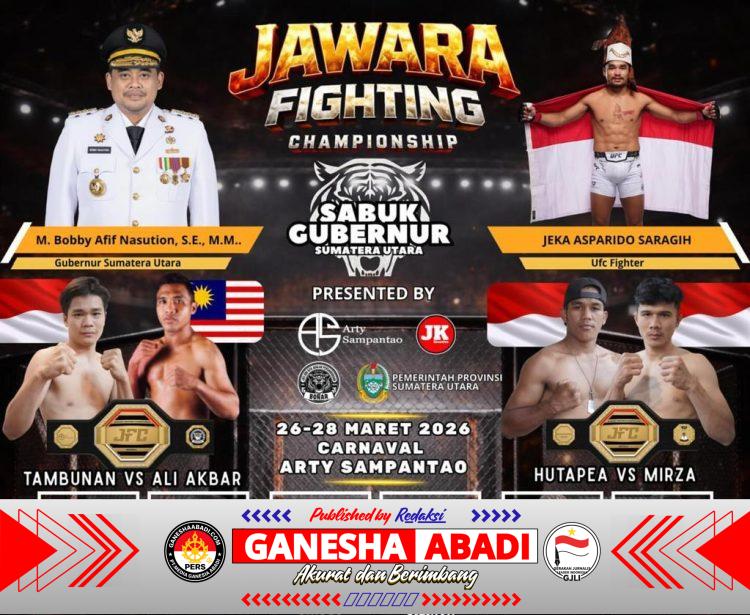 JFC Season 2: Indonesia vs Malaysia Akan Memperebutkan Sabuk Bapak Gubernur Sumut, Hadirilah dan Dukung Bareng!