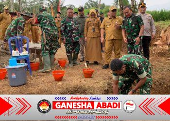 Groundbreaking Jembatan Gantung Garuda Di Wilayah Kodim Wonogiri Akan Menghubungkan Dua Desa Satu Kelurahan