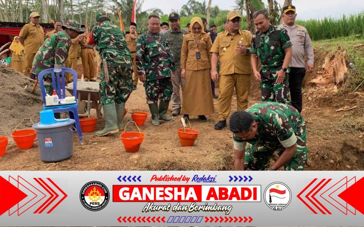 Groundbreaking Jembatan Gantung Garuda Di Wilayah Kodim Wonogiri Akan Menghubungkan Dua Desa Satu Kelurahan