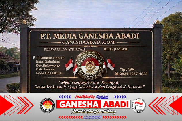 Media Nasional Ganesha Abadi Resmikan Kantor Perwakilan Wilayah/Biro Jember, Perkuat Ekspansi Jurnalisme Profesional di Jawa Timur