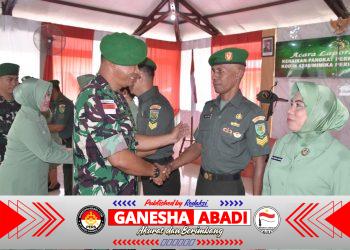 Kodim 1710/Mimika Gelar Acara Laporan Korps Kenaikan Pangkat