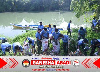 Lanud Sultan Hasanuddin Bersama Satuan TNI AU Wilayah Makassar, Gelar Karya Bakti di TPI dan Pasar Batangase, Maros
