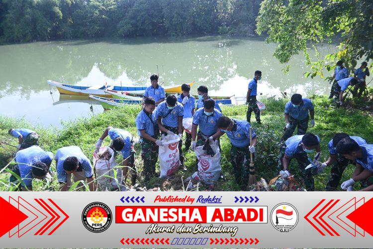 Lanud Sultan Hasanuddin Bersama Satuan TNI AU Wilayah Makassar, Gelar Karya Bakti di TPI dan Pasar Batangase, Maros