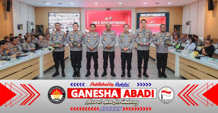 Polresta Sidoarjo Komitmen Jaga Keamanan, Raih Penghargaan Kapolda Jatim